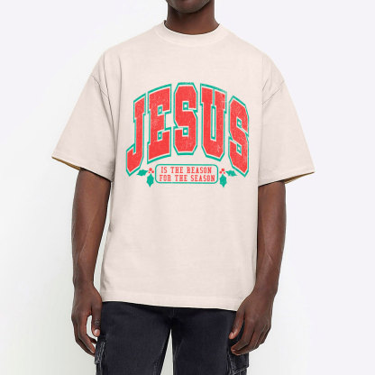Jesus Is The Reason For The Season Christian  Washed T-Shirt