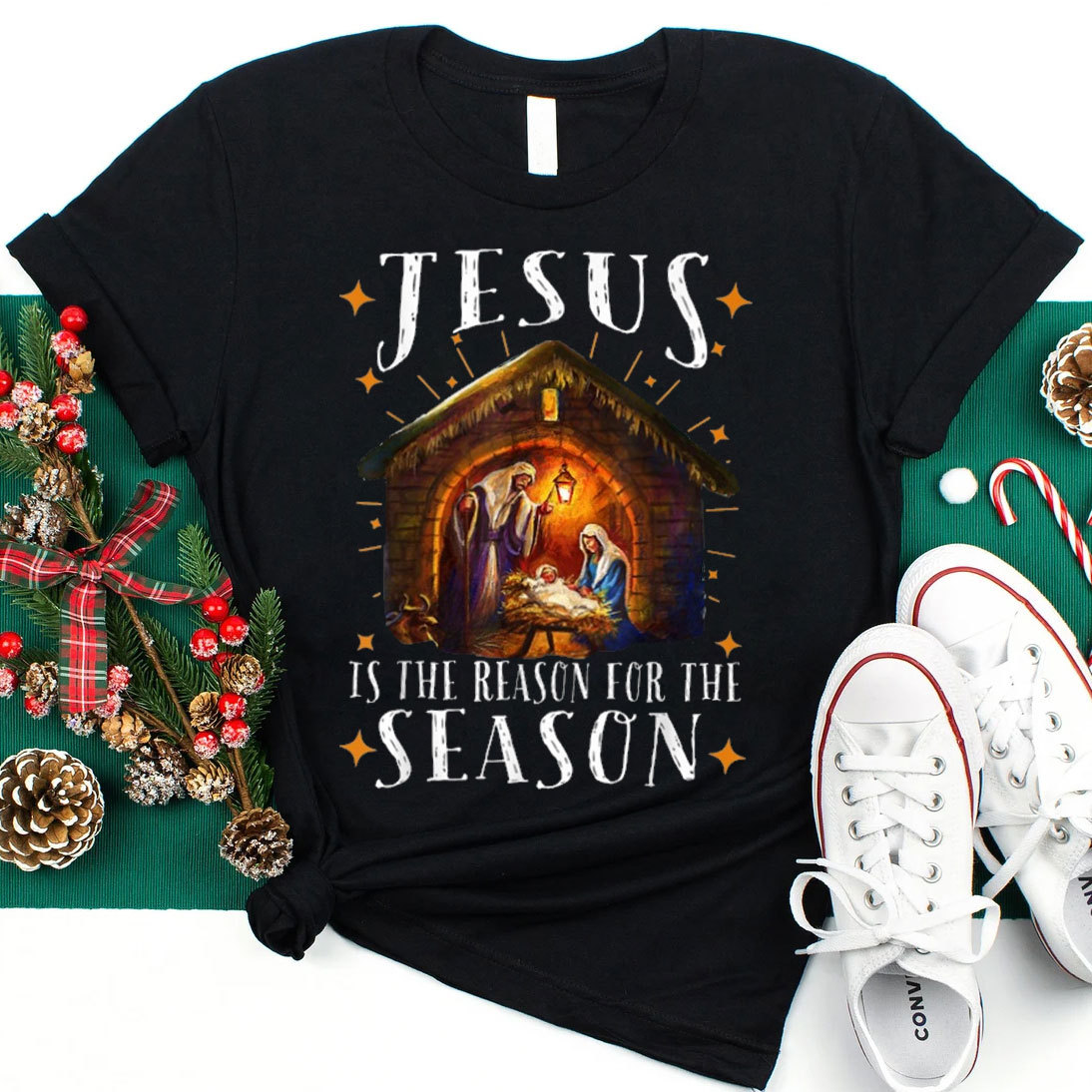 Jesus Is The Reason For The Season Christian T-Shirt 