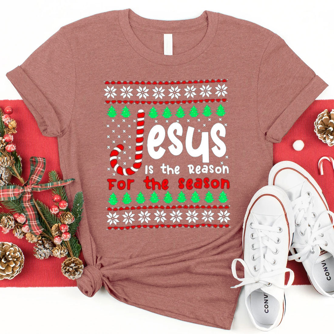 Jesus Is The Reason For The Season Christian T-Shirt