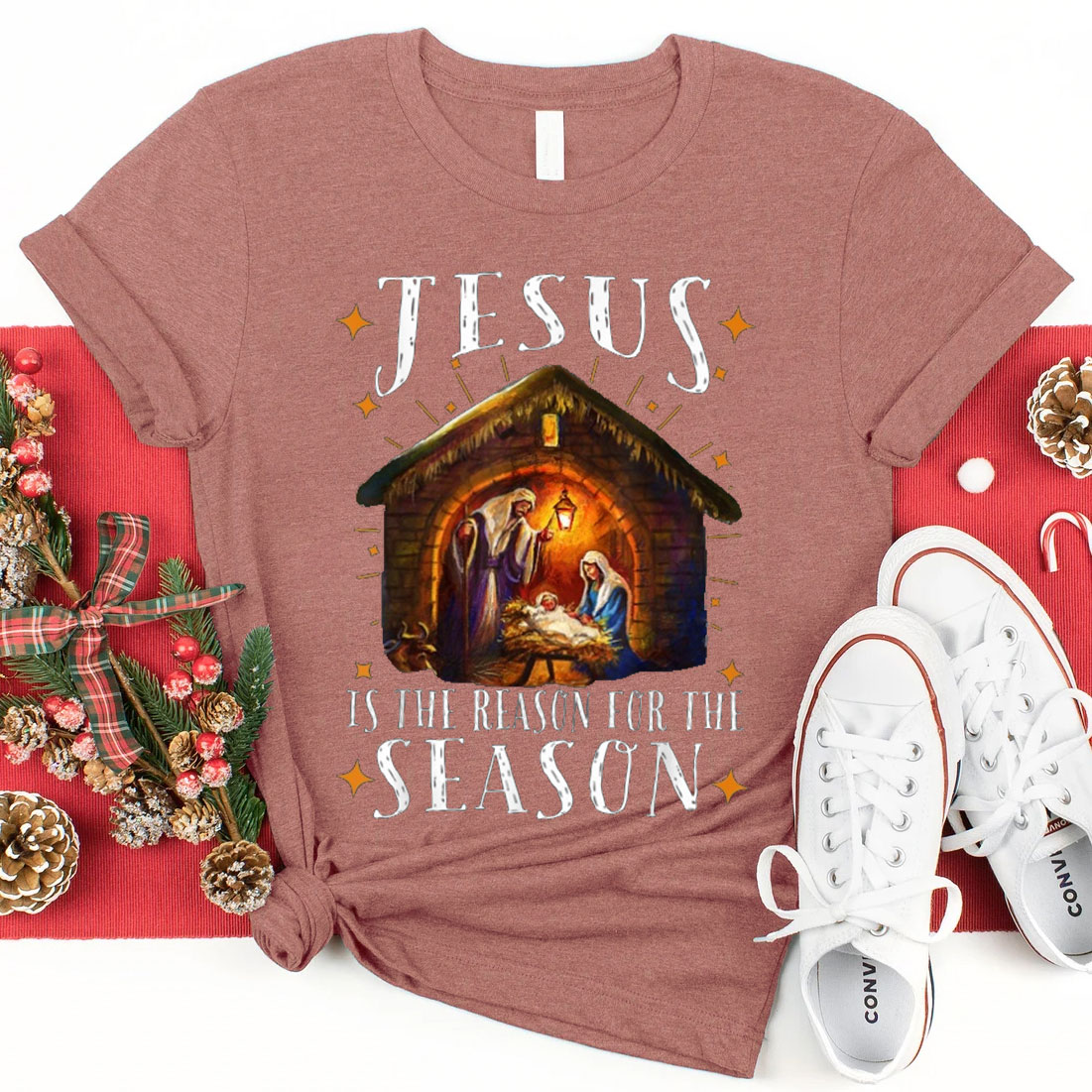 Jesus Is The Reason For The Season Christian T-Shirt 