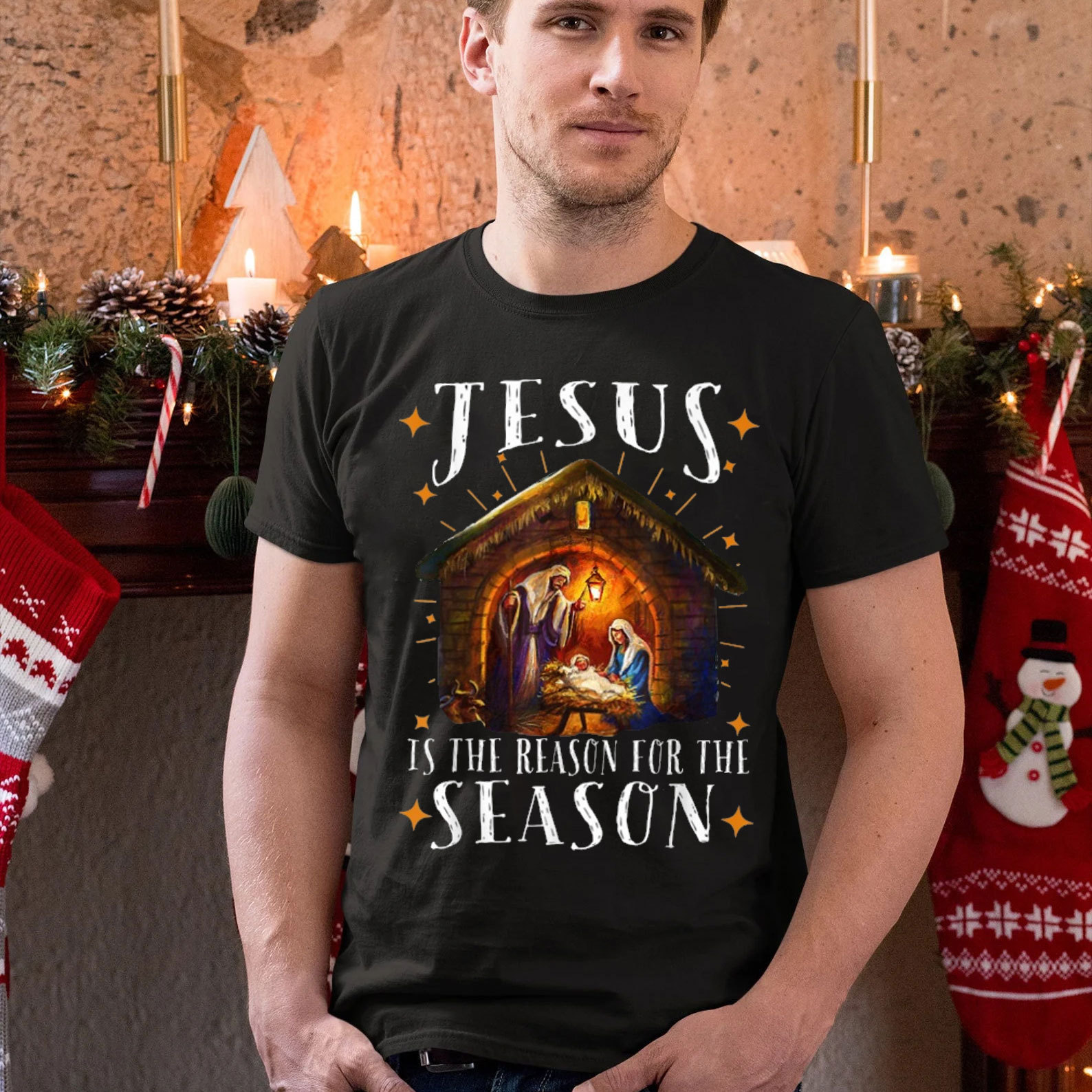 Jesus Is The Reason For The Season Christian T-Shirt 