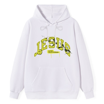 Jesus Is The Rock Christian Classic Hoodie