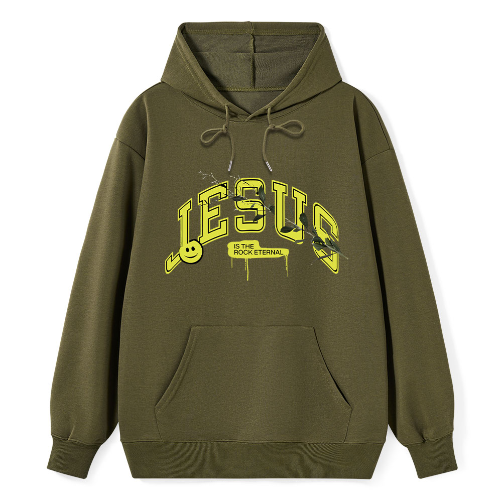 Jesus Is The Rock Christian Classic Hoodie