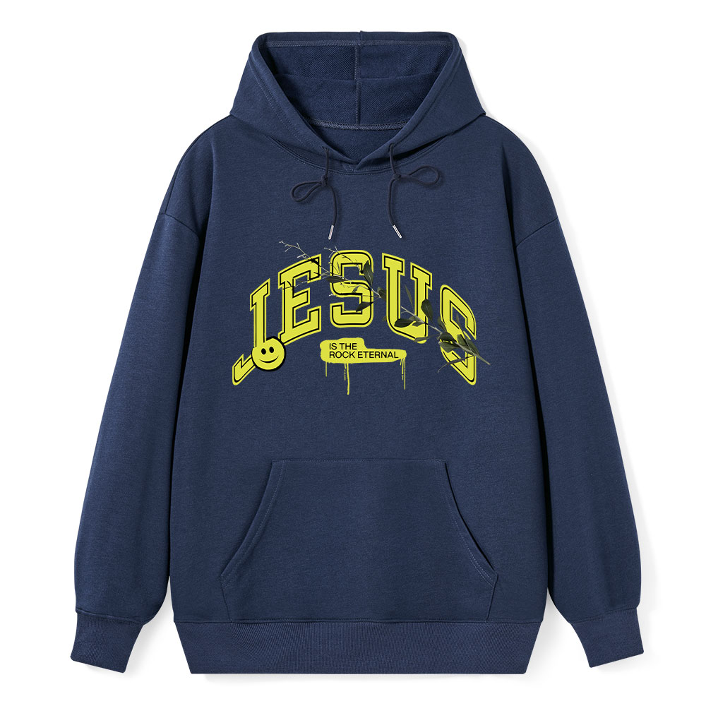 Jesus Is The Rock Christian Classic Hoodie
