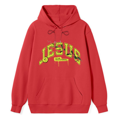 Jesus Is The Rock Christian Classic Hoodie