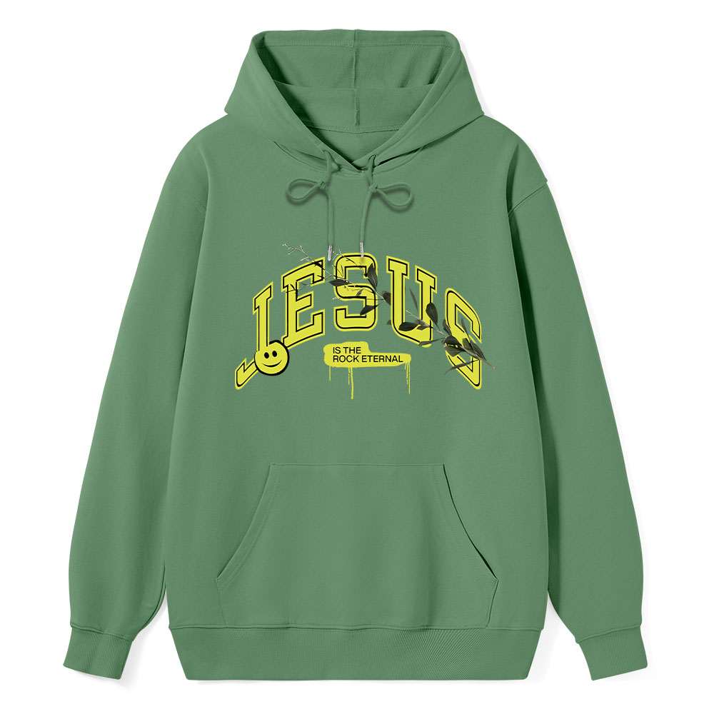 Jesus Is The Rock Christian Classic Hoodie