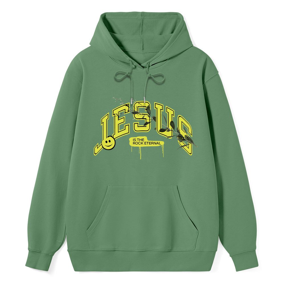 Jesus Is The Rock Christian Classic Hoodie