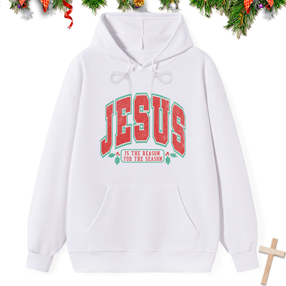 Jesus Is The Season For The Reason Classic Christian Christmas Hoodie