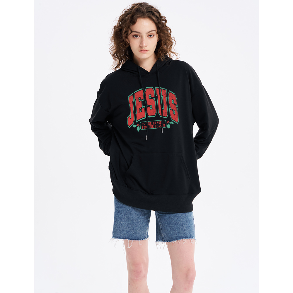 Jesus Is The Season For The Reason Classic Christian Christmas Hoodie