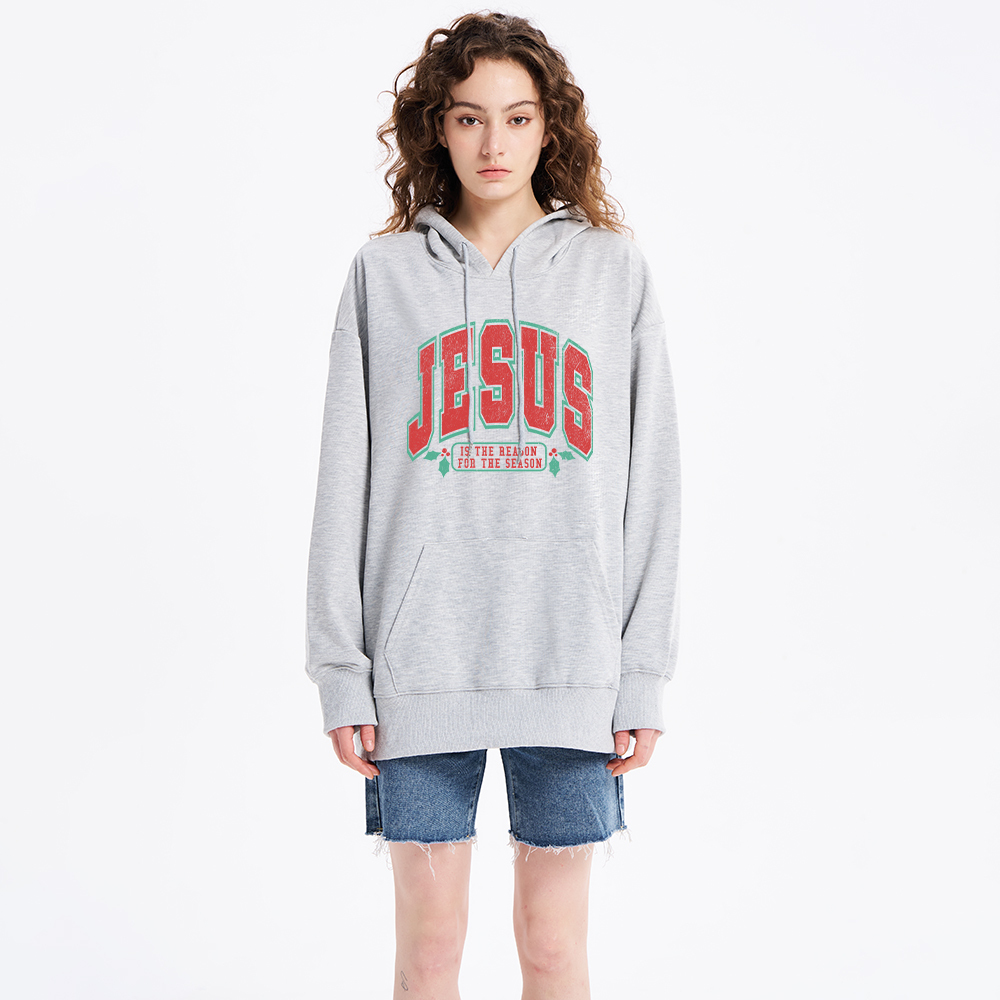 Jesus Is The Season For The Reason Classic Christian Christmas Hoodie
