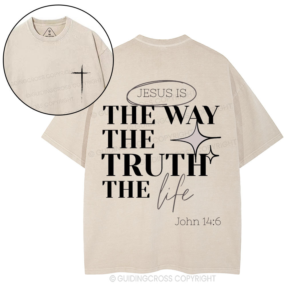 New-Sample Christian Washed T-Shirt Sale - GuidingCross