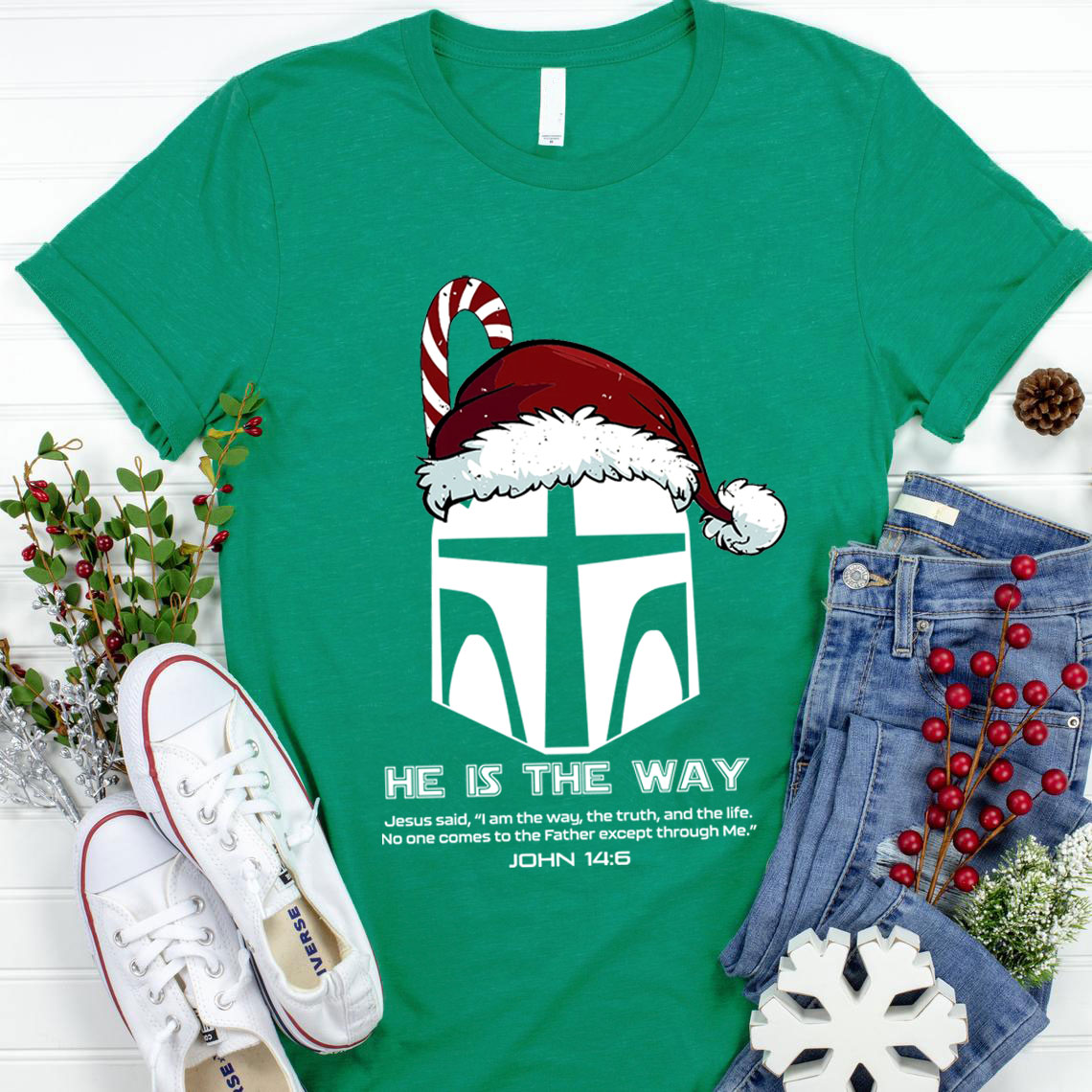 Jesus Is The Way Christmas T-Shirt