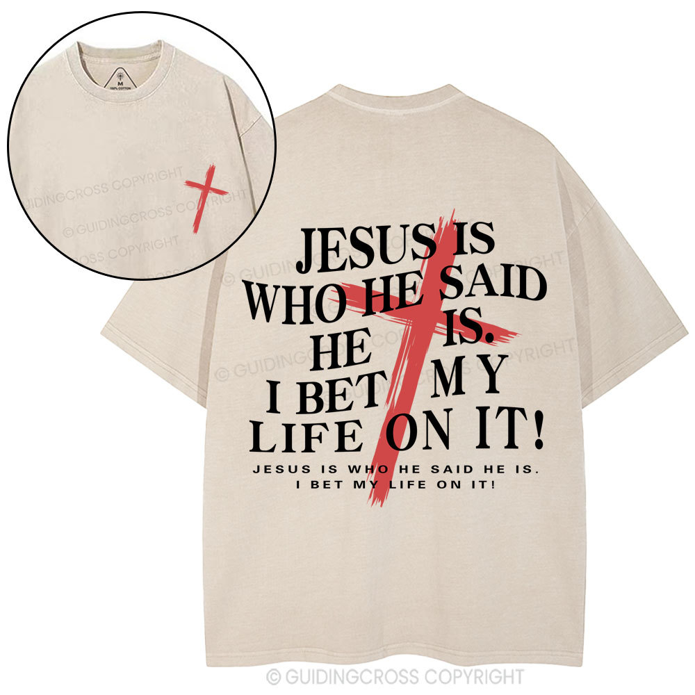 New-Sample Christian Washed T-Shirt Sale - GuidingCross