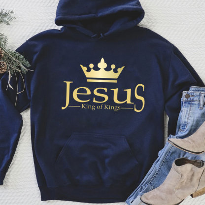 Jesus The King Of Kings Christian Hoodie