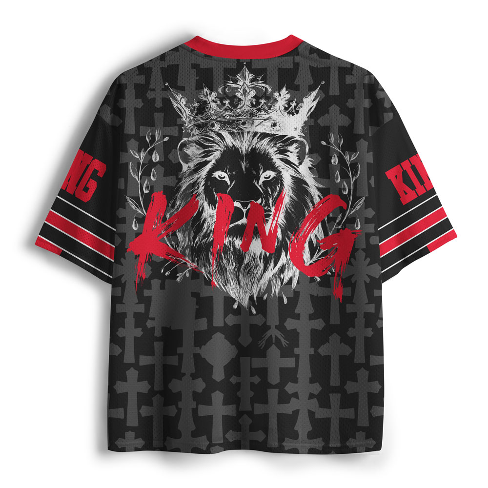 Jesus King Of Kings Christian Mesh Jersey