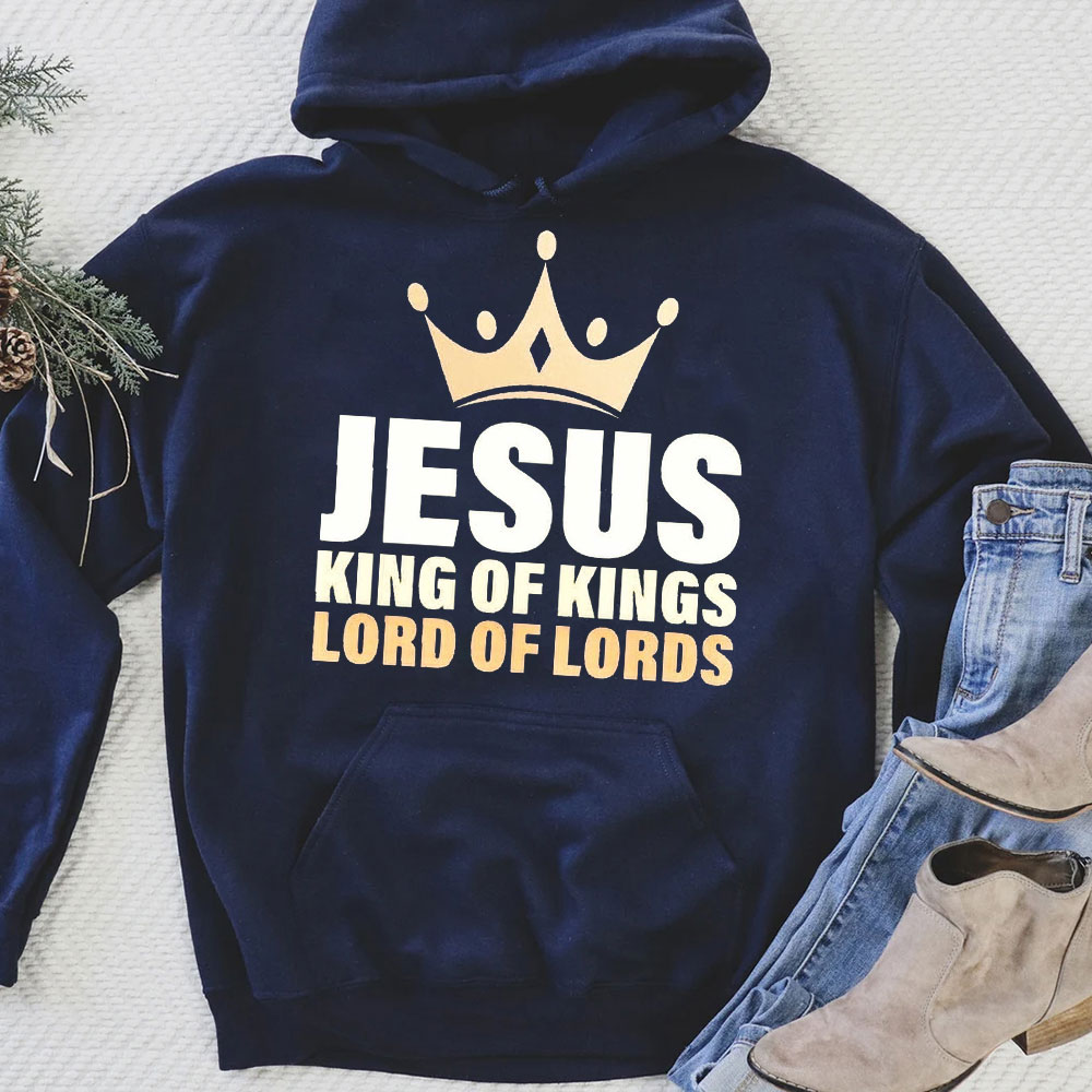 Jesus King Of Kings Lord Of Lords Christian Hoodie