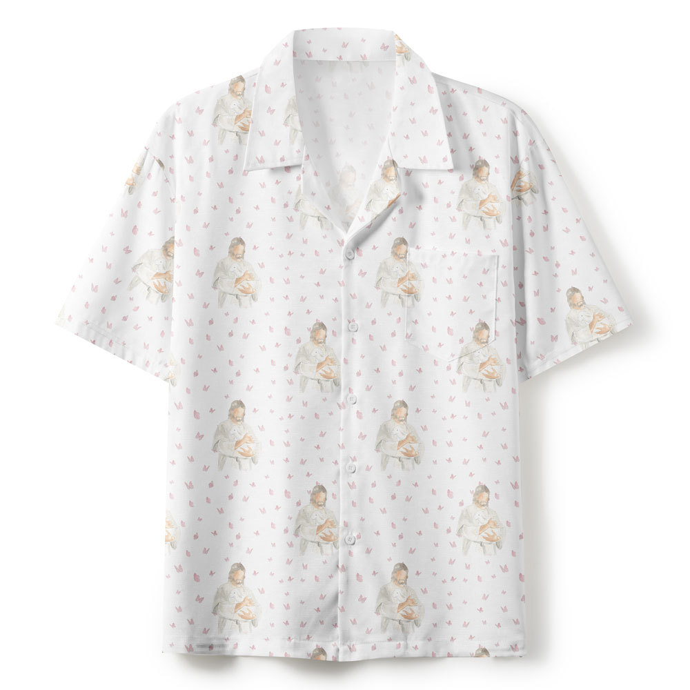 Frist Of All I'm God Pieces Christian Hawaiian Shirt Sale - GuidingCross