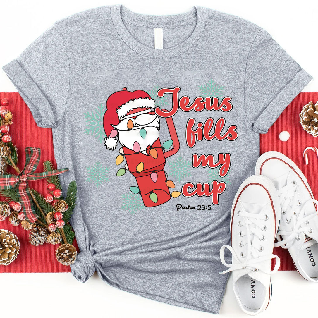 Jesus Like My Cup Christmas Christian T-Shirt