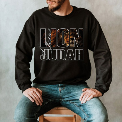 Jesus Lion Of Judah Christian Sweatshirt