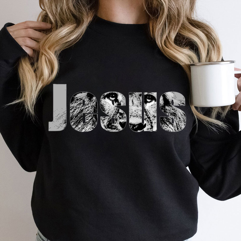 Jesus Lion Of Judah Christian Sweatshirt