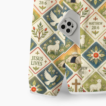 Jesus Lives Christian All Over Print Zip-Up Fleece Jacket