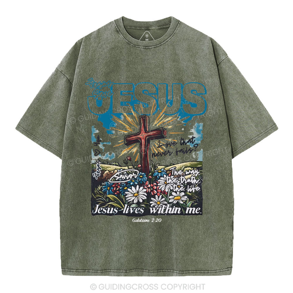 New-Sample Christian Washed T-Shirt Sale - GuidingCross