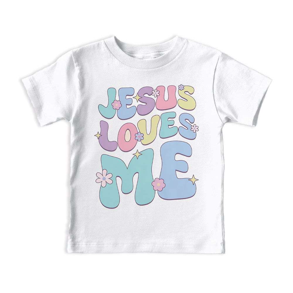 Jesus Love Me Christian Kids T-Shirt