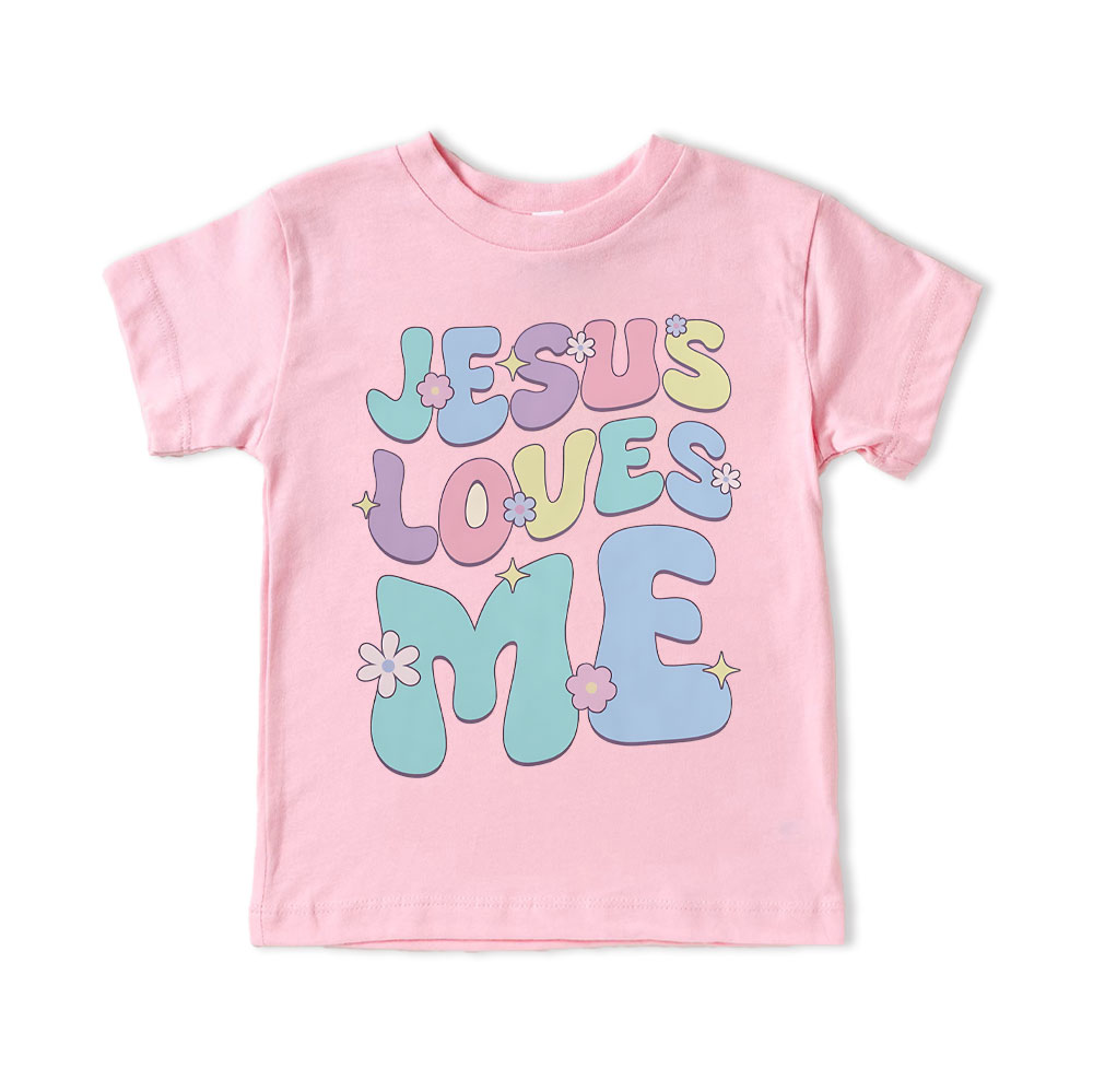 Jesus Love Me Christian Kids T-Shirt