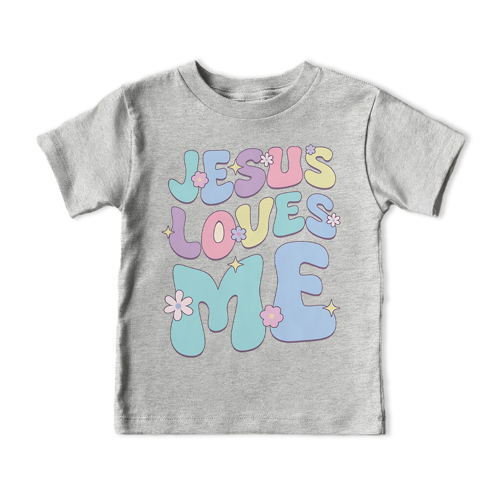 Jesus Love Me Christian Kids T-Shirt