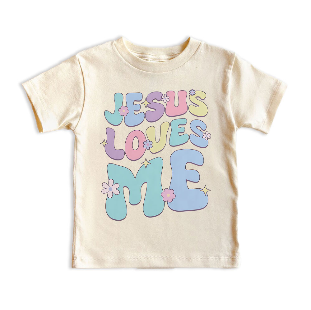 Jesus Love Me Christian Kids T-Shirt