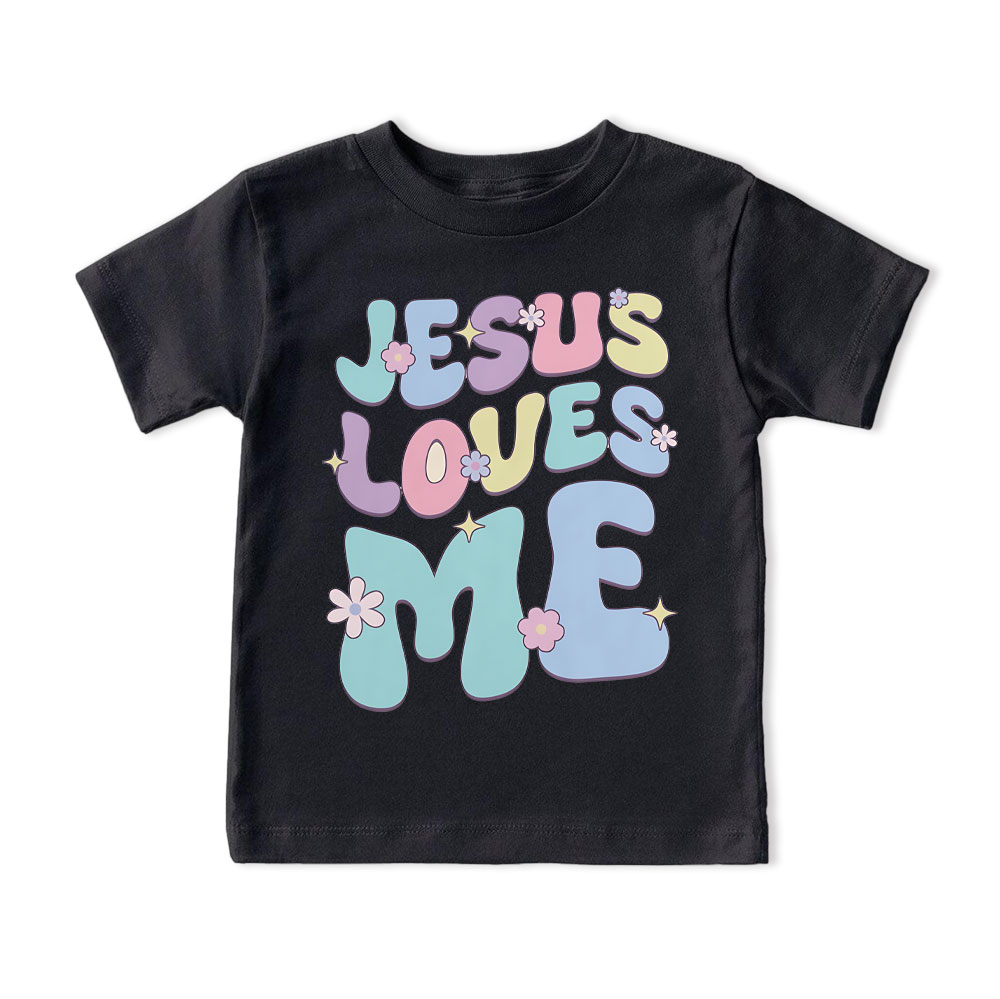 Jesus Love Me Christian Kids T-Shirt