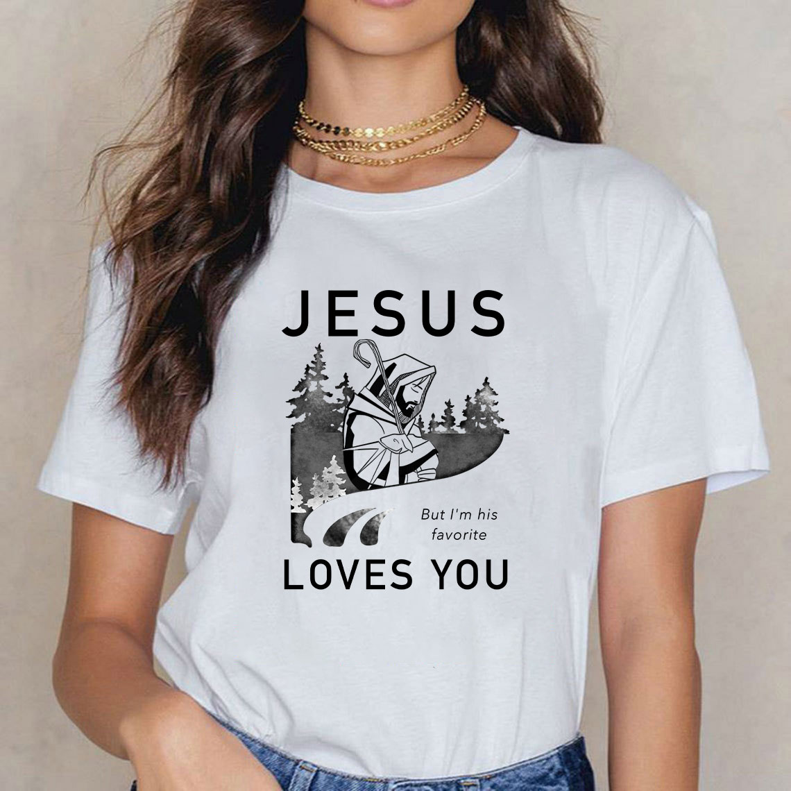 Jesus Love You But I Am His Favorite Christian T-Shirt