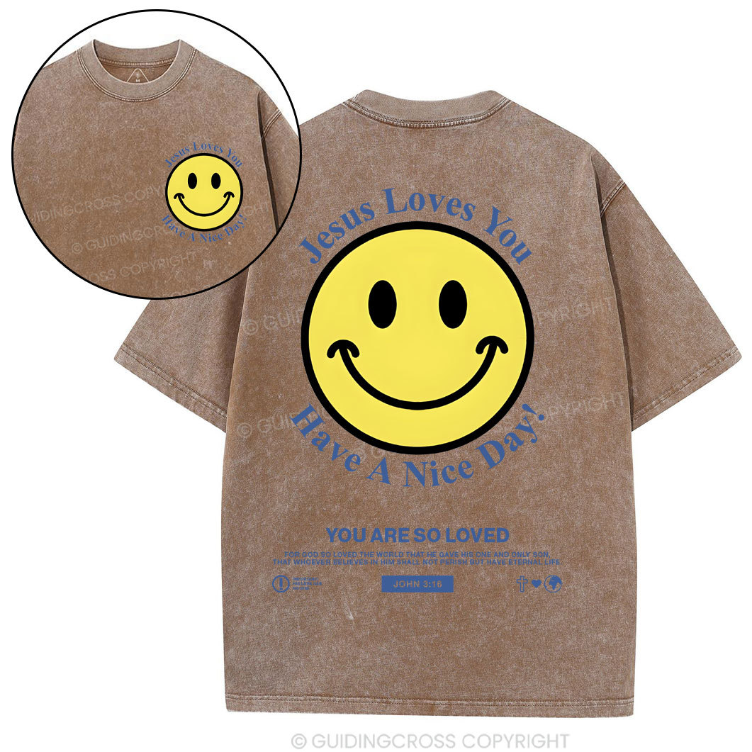 Double-Sided Vintage Washed Christian Sample T-Shirt Sale - GuidingCross