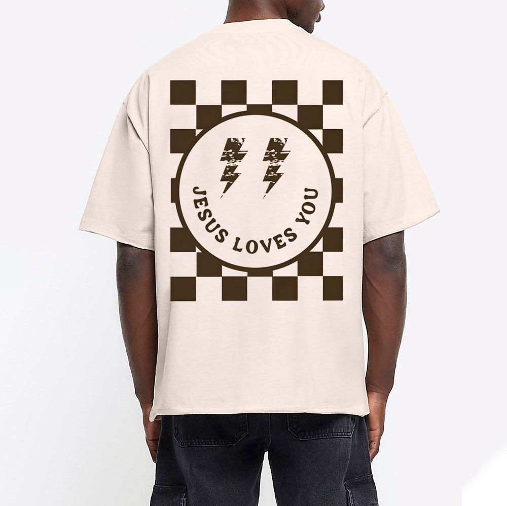 Jesus Love You Christian Washed T-Shirt