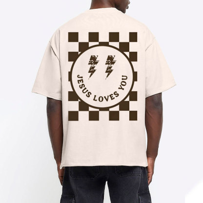 Jesus Love You Christian Washed T-Shirt