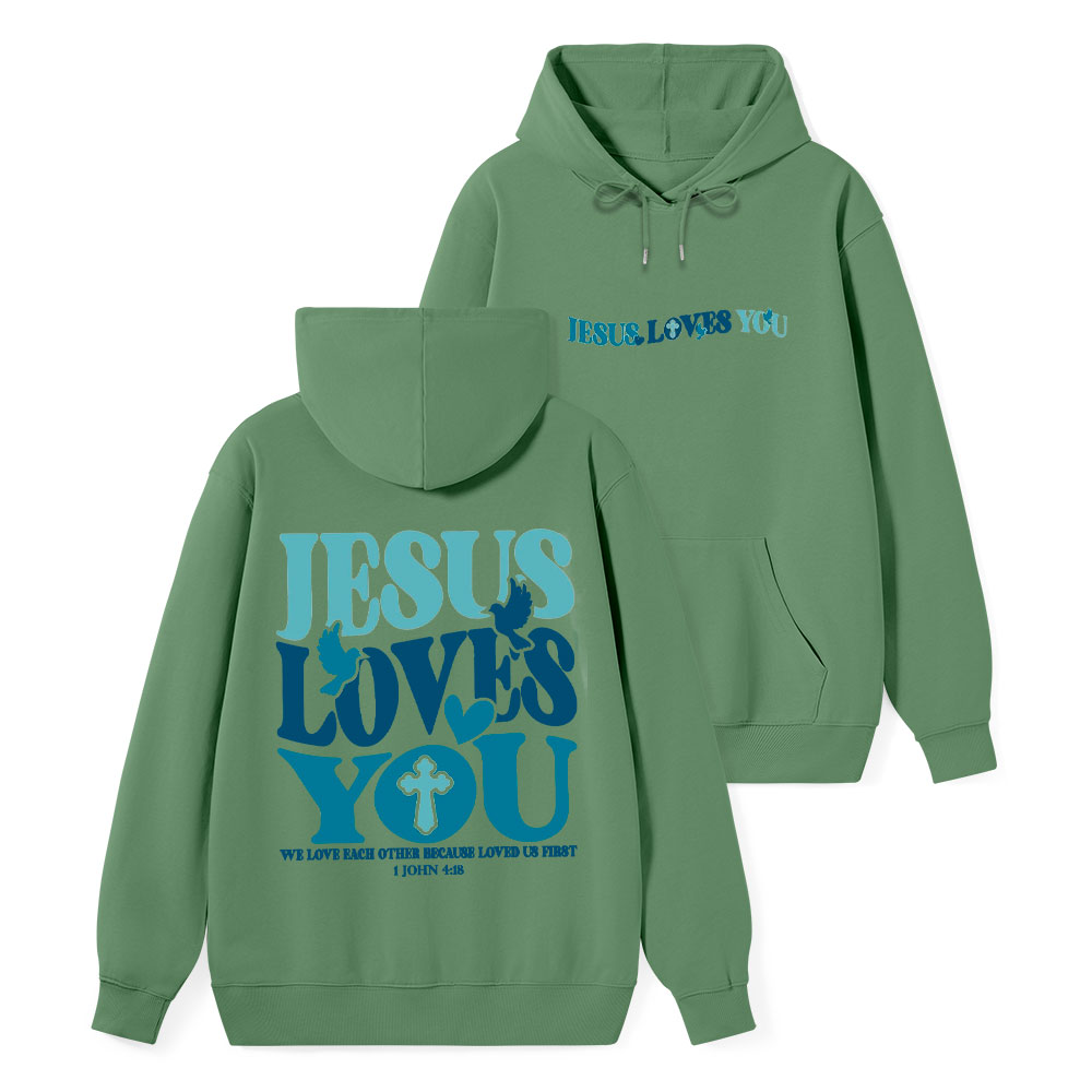 Jesus Love You Classic Christian Hoodie 