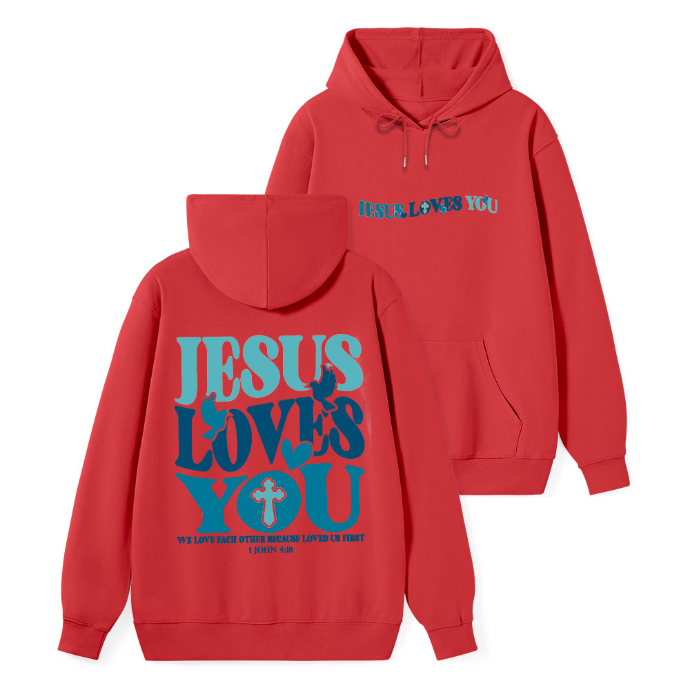 Jesus Love You Classic Christian Hoodie 