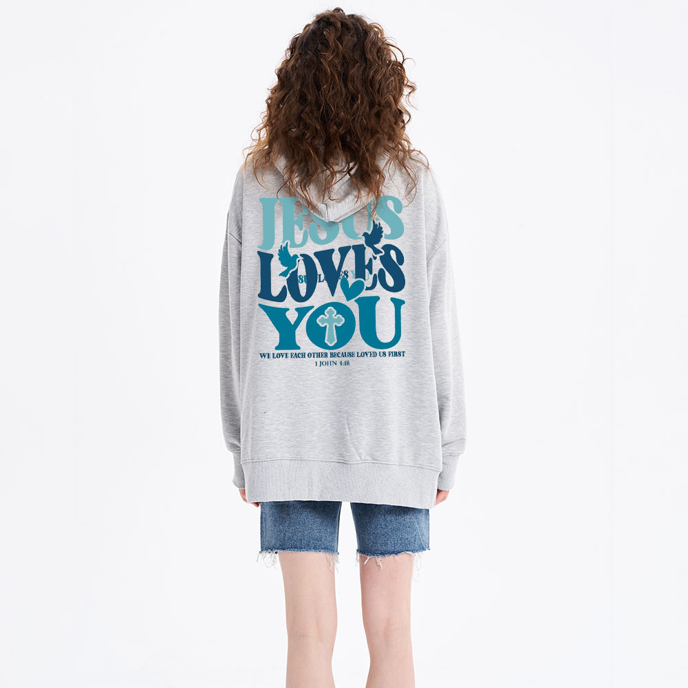 Jesus Love You Classic Christian Hoodie 
