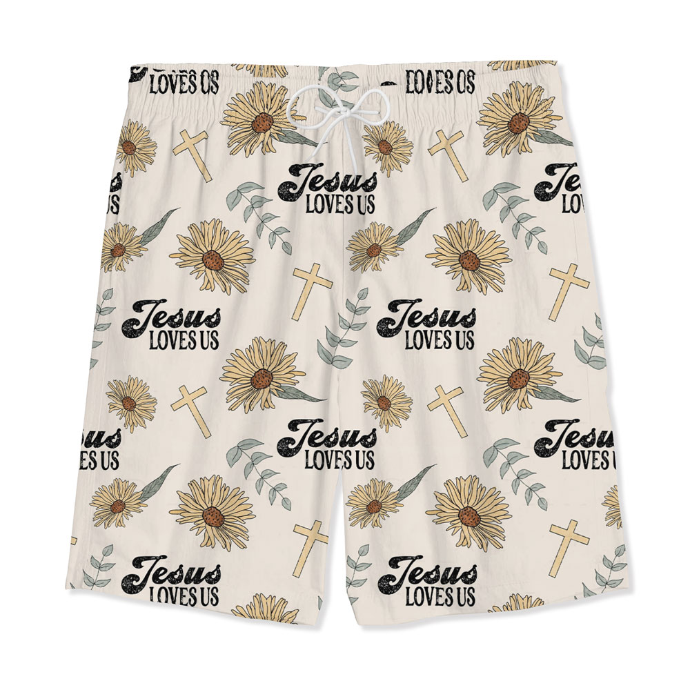 Jesus Loves Us Christian Hawaiian Shirt Sale - GuidingCross