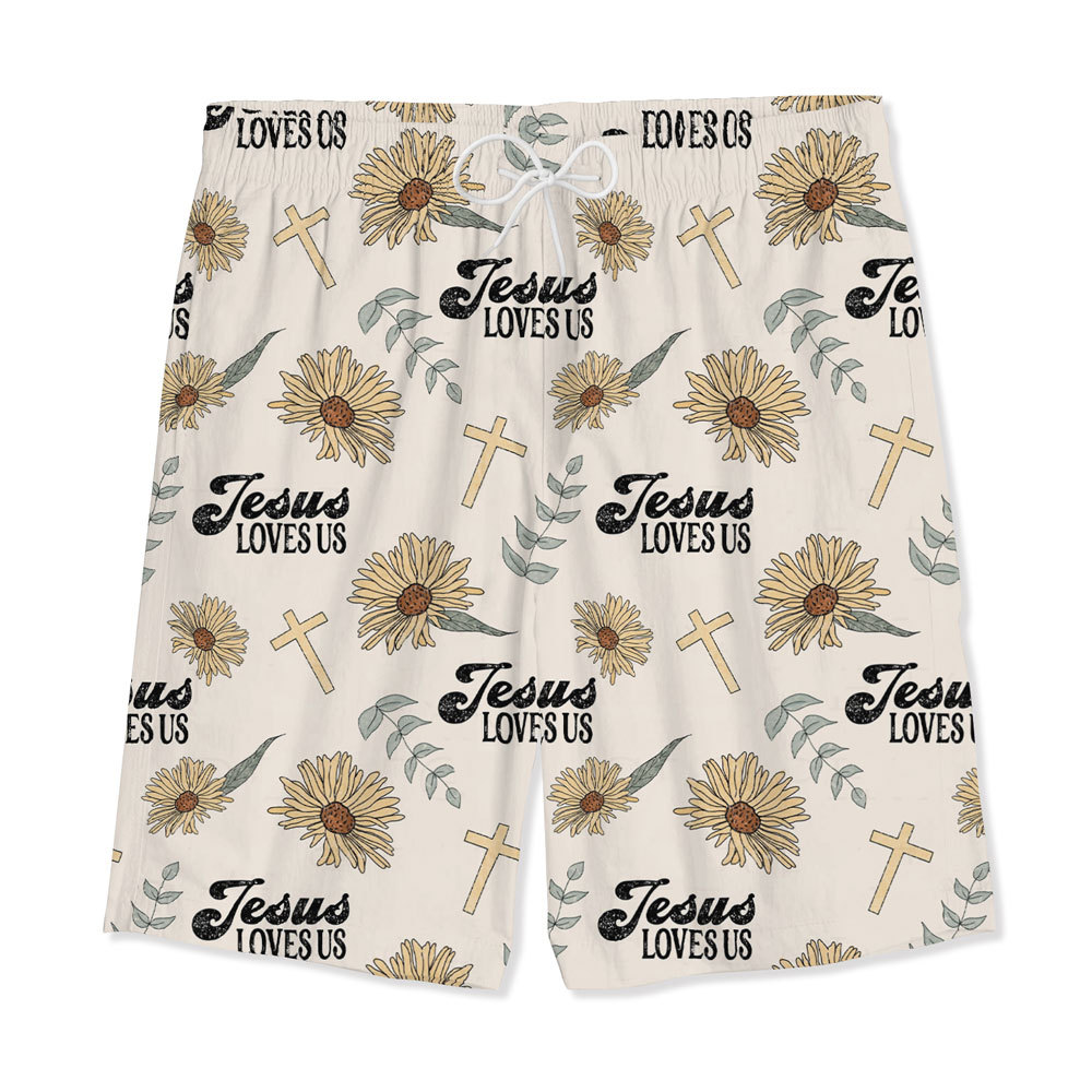 Jesus Loves Us Christian Hawaiian Shirt Sale - GuidingCross