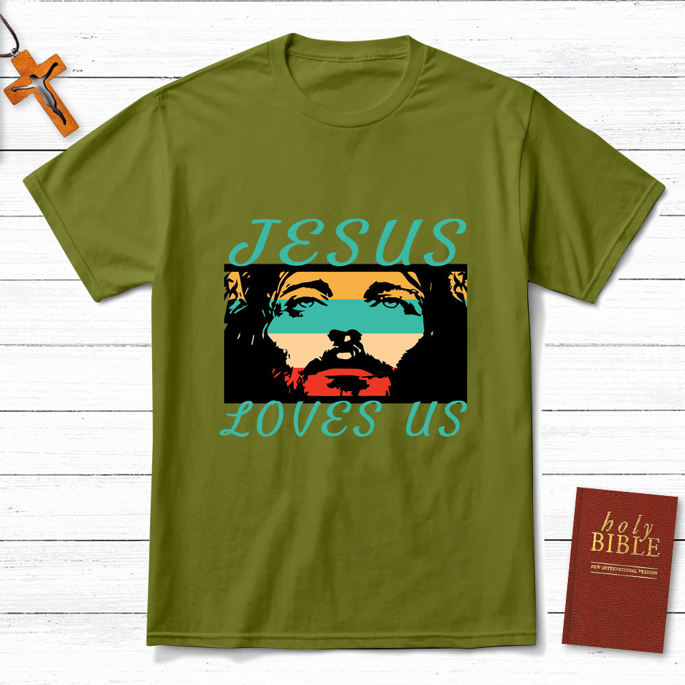 Jesus Loves Us Christian T-Shirt