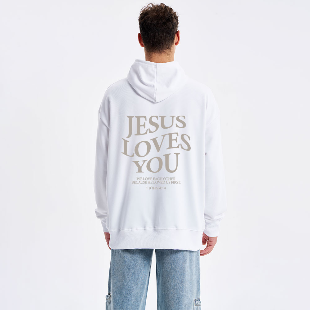 Jesus Loves You Chirtsian Classic Hoodie