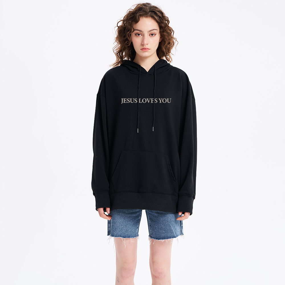 Jesus Loves You Chirtsian Classic Hoodie