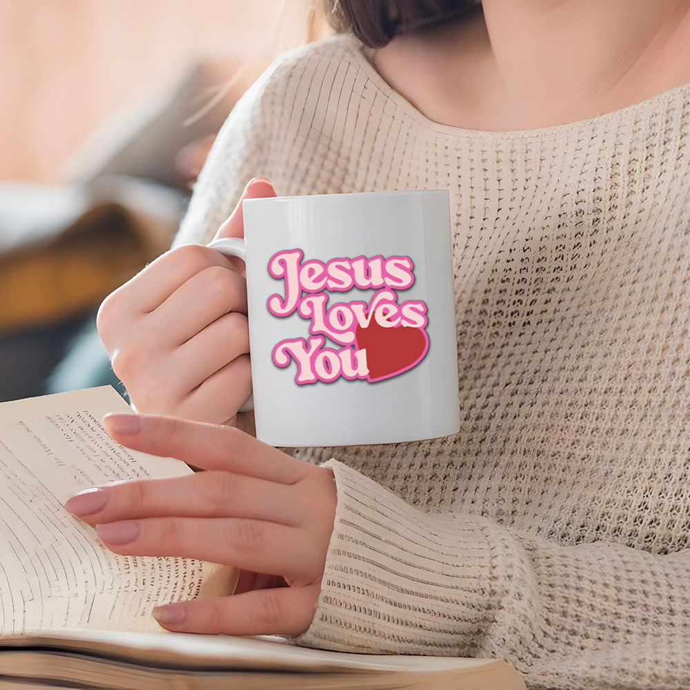 Jesus Loves You Christian Stickers
