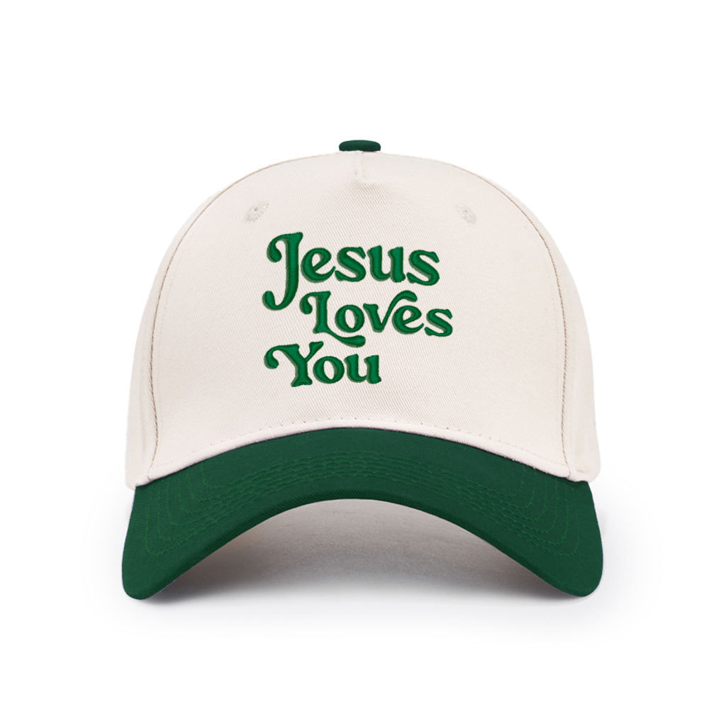 Jesus Loves You Christian Trucker Hat