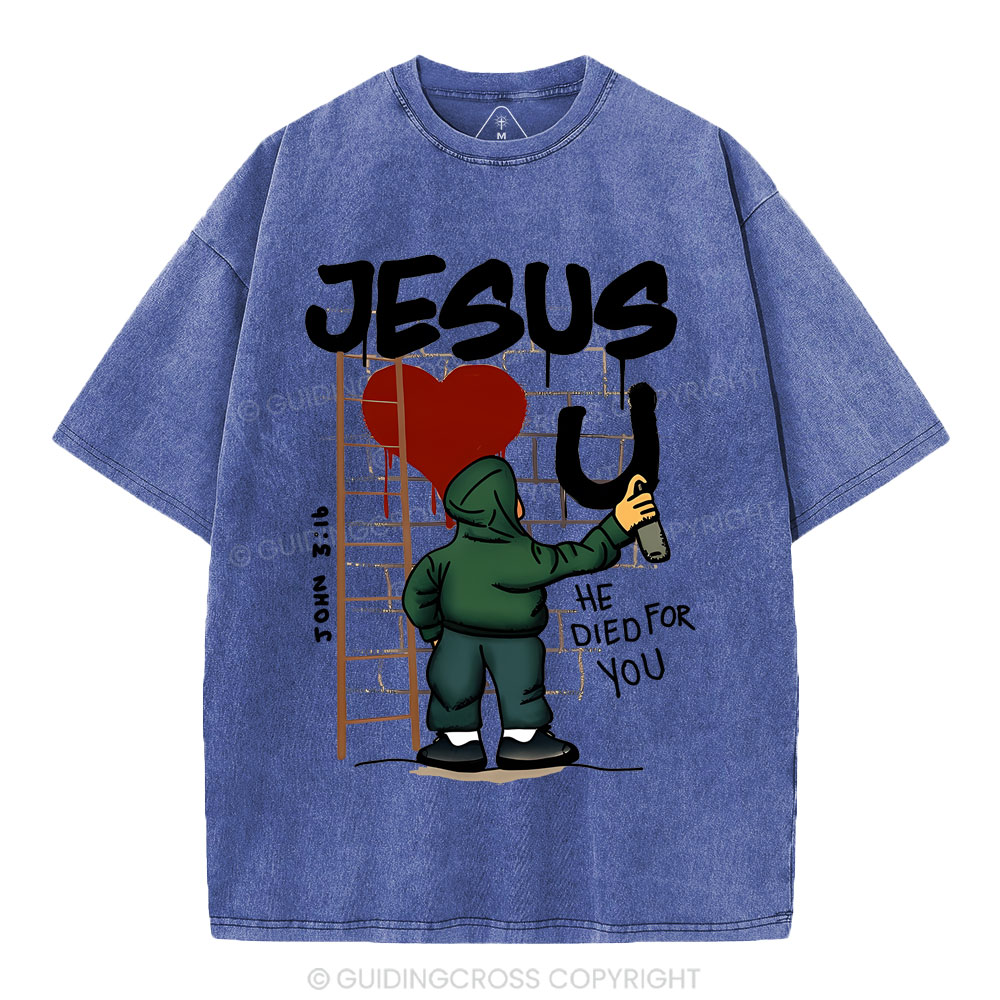 New-Sample Christian Washed T-Shirt Sale - GuidingCross