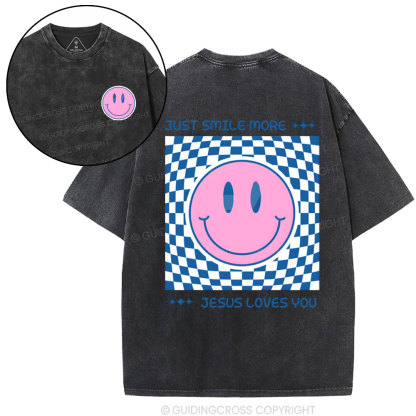 Jesus Loves You Christian Washed T-Shirt