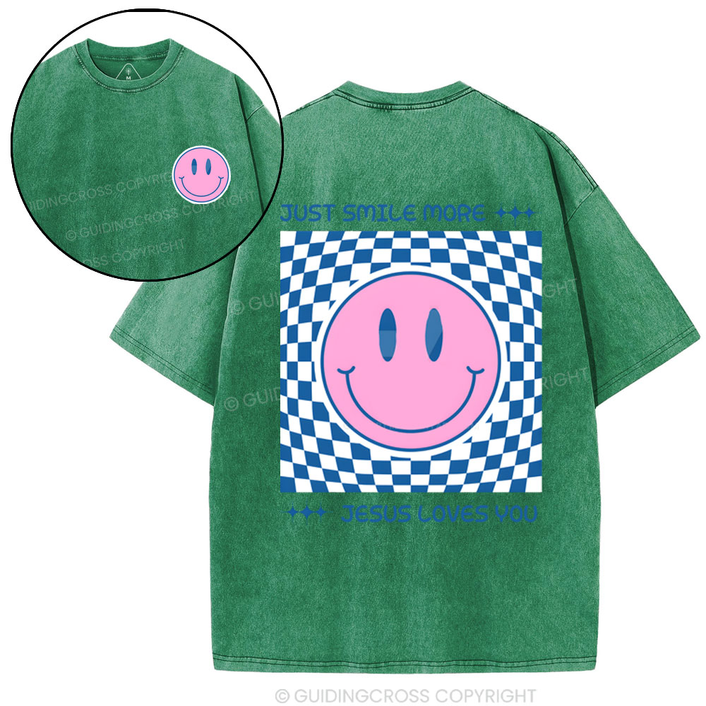 Double-sided sample washed T-Shirt Sale - GuidingCross