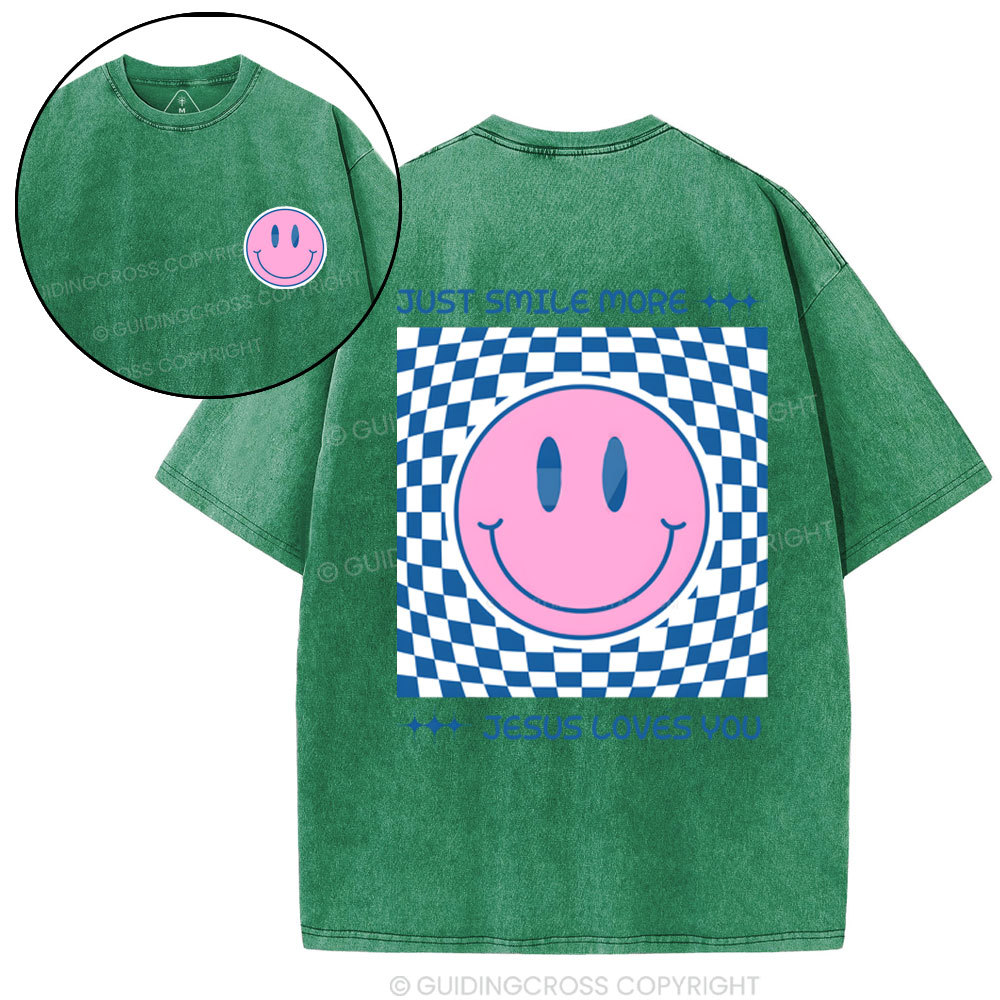 Double-sided sample washed T-Shirt Sale - GuidingCross