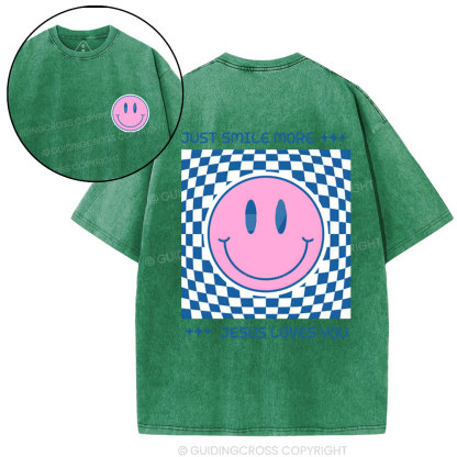 Jesus Loves You Christian Washed T-Shirt